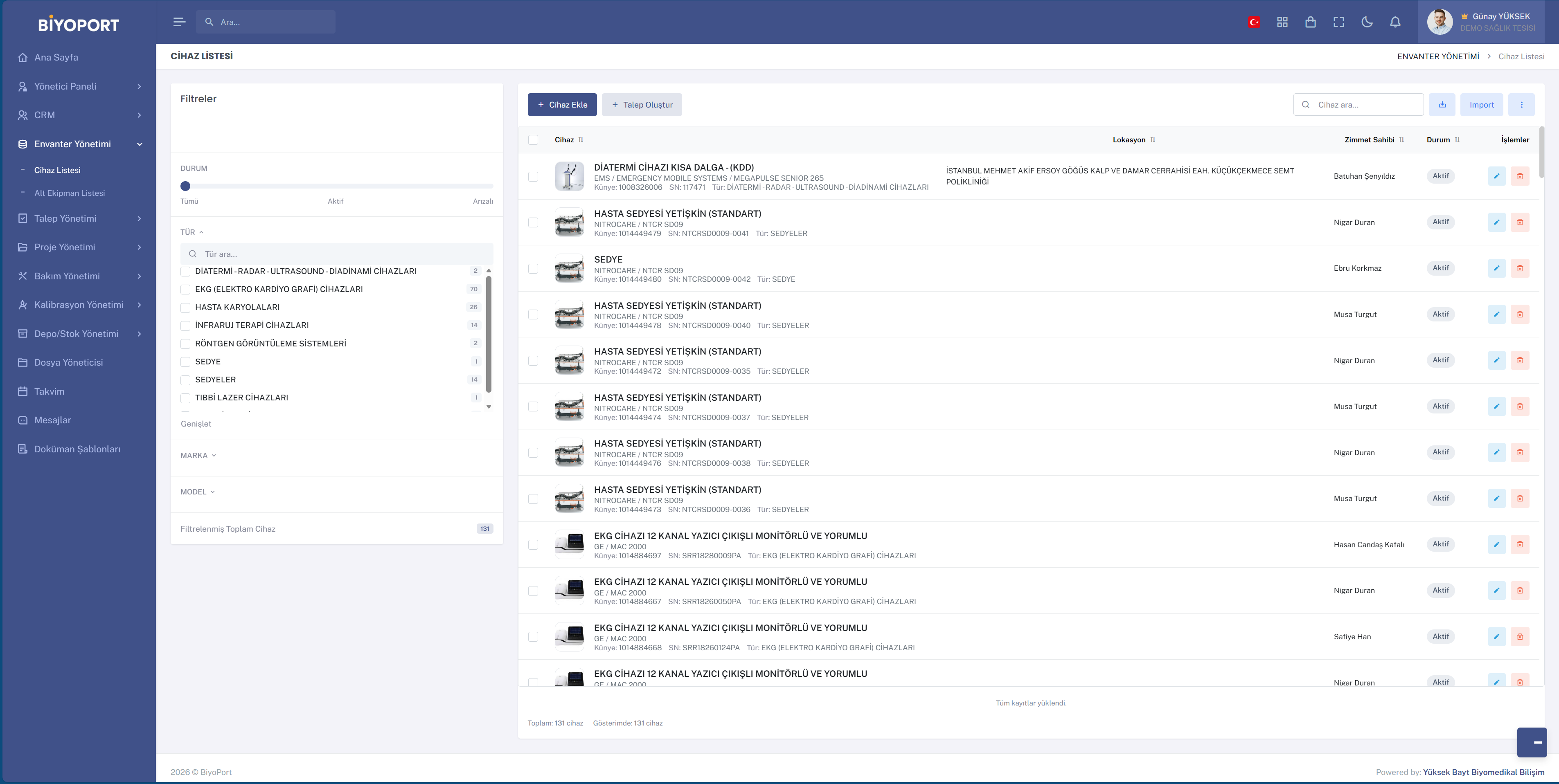 BiyoPort ekran görüntüsü 2